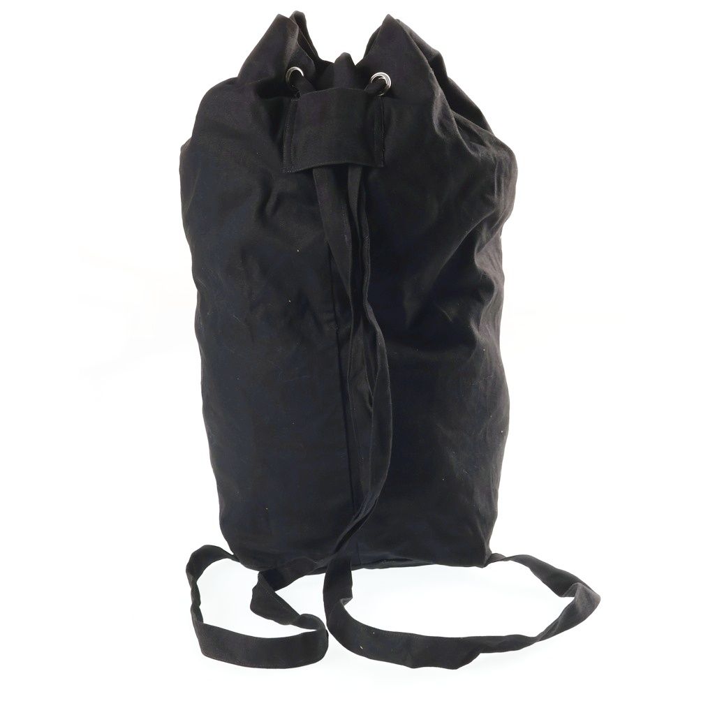 Chrome Hearts Vintage Scroll Label Print Campus Shoulder Bag Black — view 2