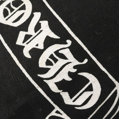Chrome Hearts Vintage Scroll Label Print Campus Shoulder Bag Black — view 7