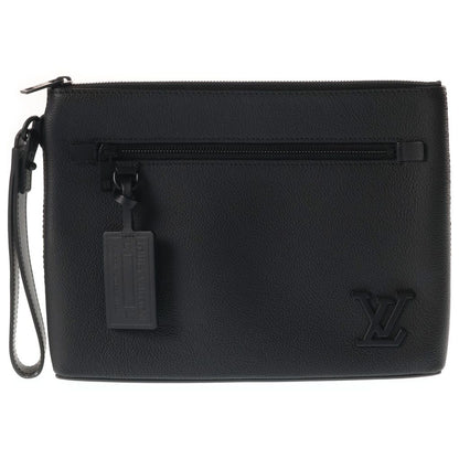 Louis Vuitton LV Aerogram Takeoff Pouch Pochette Black