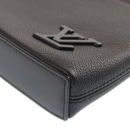 Louis Vuitton LV Aerogram Takeoff Pouch Pochette Black — view 5