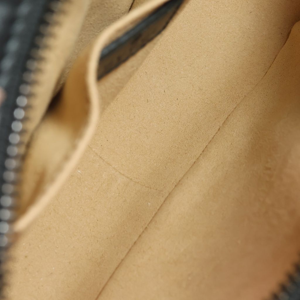 Gucci GG Marmont Quilted Leather Gold Chain Shoulder Bag Black — view 7