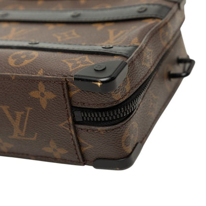 Louis Vuitton Monogram Macassar Handle Soft Trunk Shoulder Bag Brown Leather — view 5