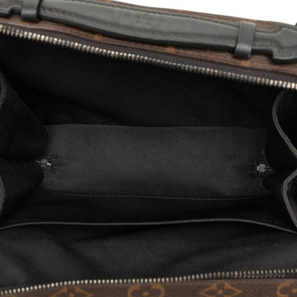 Louis Vuitton Monogram Macassar Handle Soft Trunk Shoulder Bag Brown Leather — view 4