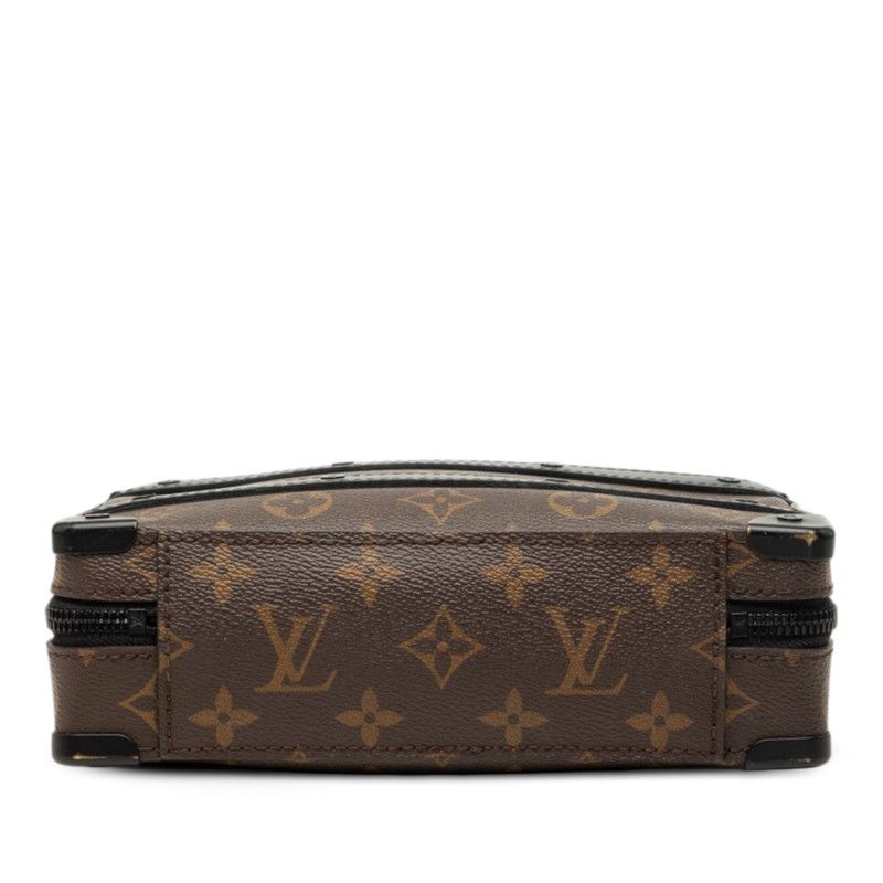 Louis Vuitton Monogram Macassar Handle Soft Trunk Shoulder Bag Brown Leather — view 3