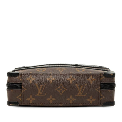 Louis Vuitton Monogram Macassar Handle Soft Trunk Shoulder Bag Brown Leather — view 3