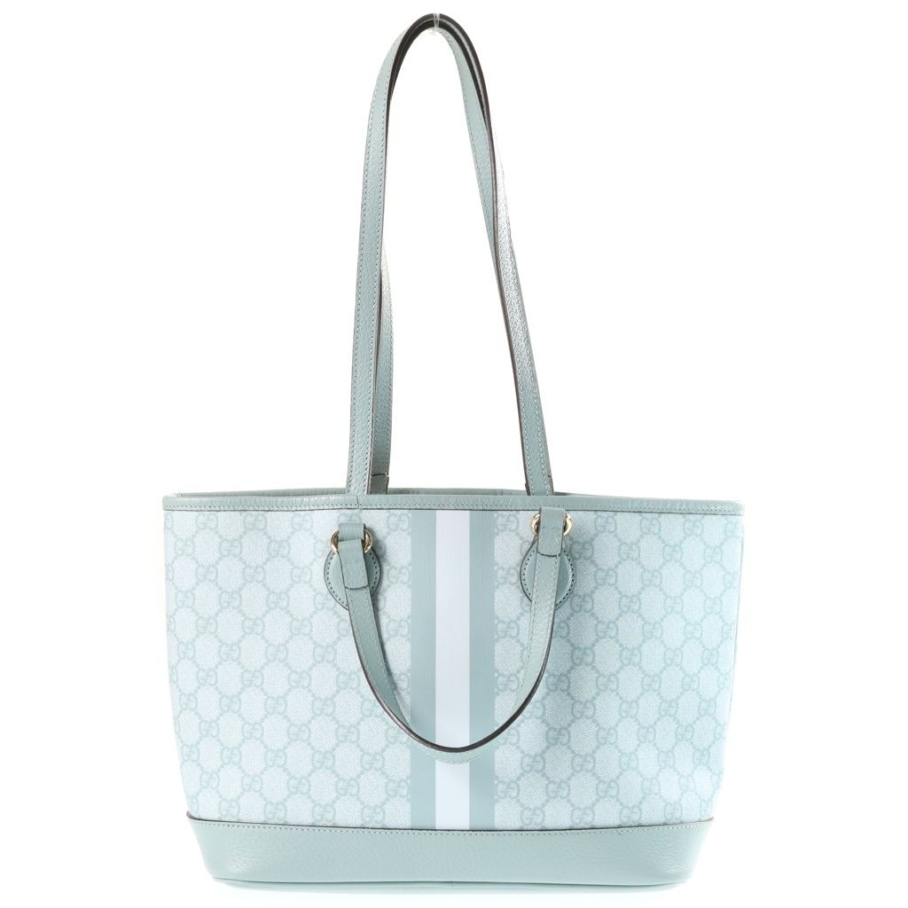 Gucci GG Ophidia 2-Way Tote Bag Light Blue Leather — view 2