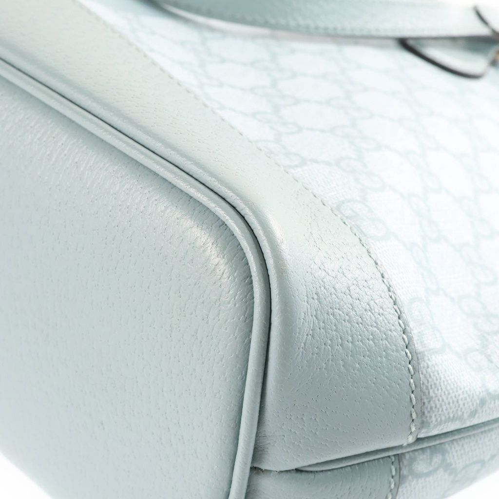 Gucci GG Ophidia 2-Way Tote Bag Light Blue Leather — view 5