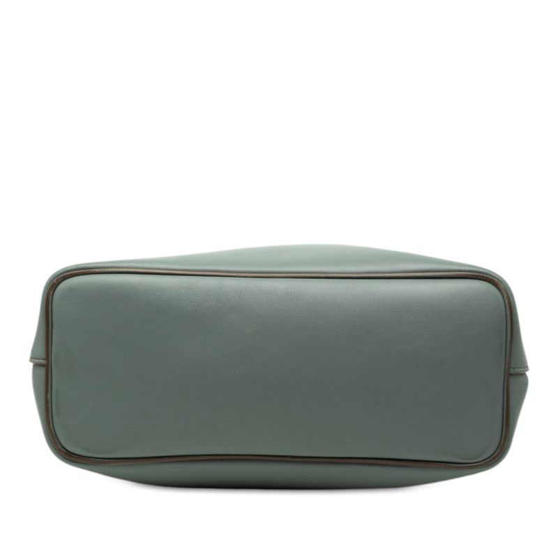 Celine Small Soft Cube Crossbody Shoulder Bag 2-Way Blue Gray Leather — view 3