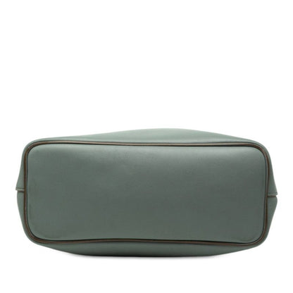 Celine Small Soft Cube Crossbody Shoulder Bag 2-Way Blue Gray Leather — view 3