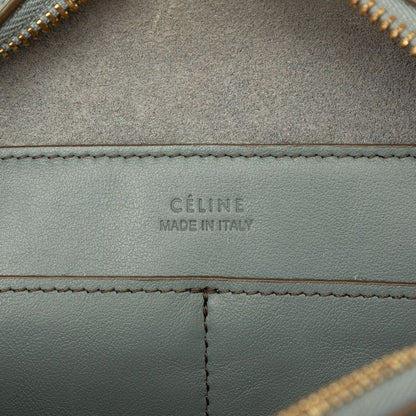Celine Small Soft Cube Crossbody Shoulder Bag 2-Way Blue Gray Leather — view 5
