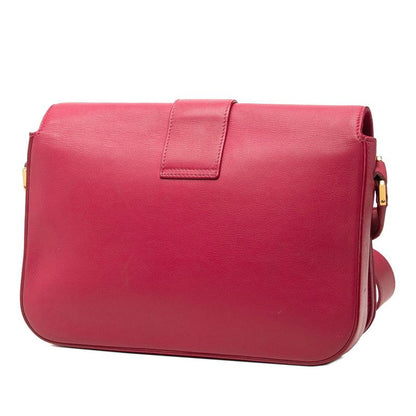 Saint Laurent Line Crossbody Shoulder Bag Pink Leather — view 2