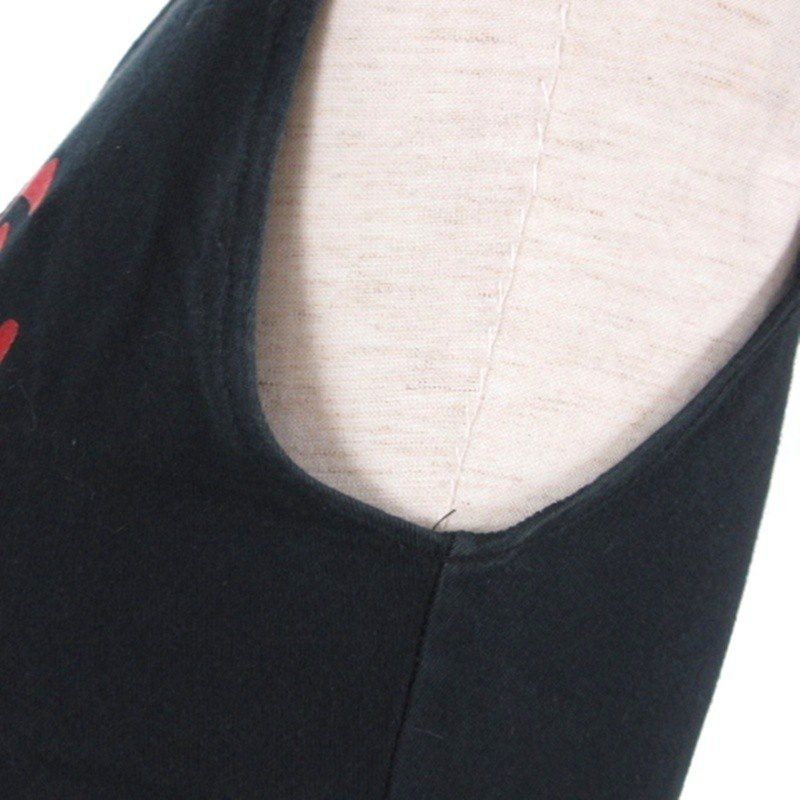 Dior J'adore John Galliano Era Sleeveless Top Logo Print Black 34 — view 5
