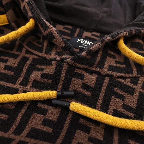 Fendi Hoodie Brown — view 6