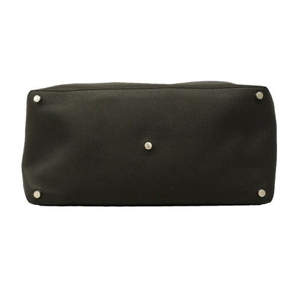 Fendi Boston Bag Louis 45 Duffle Leather Black Silver — view 3