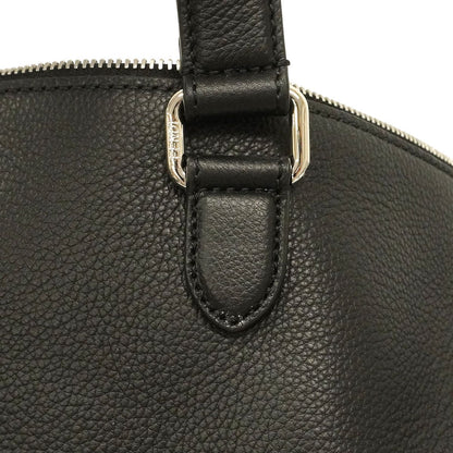 Fendi Boston Bag Louis 45 Duffle Leather Black Silver — view 8