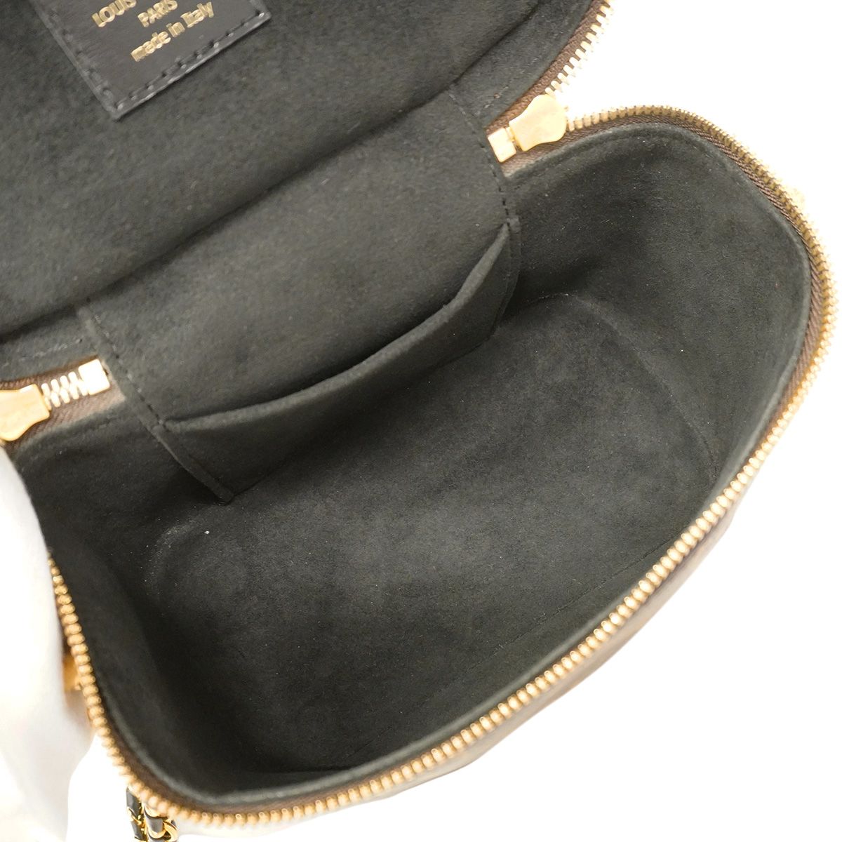 Louis Vuitton Handbag Monogram Reverse Vanity Chain Pouch Brown 2-Way — view 4