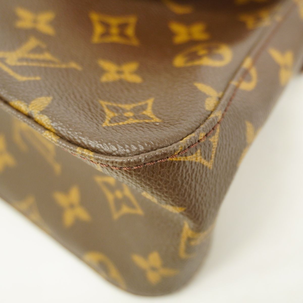 Louis Vuitton Shoulder Bag Monogram Mini Looping Brown — view 8