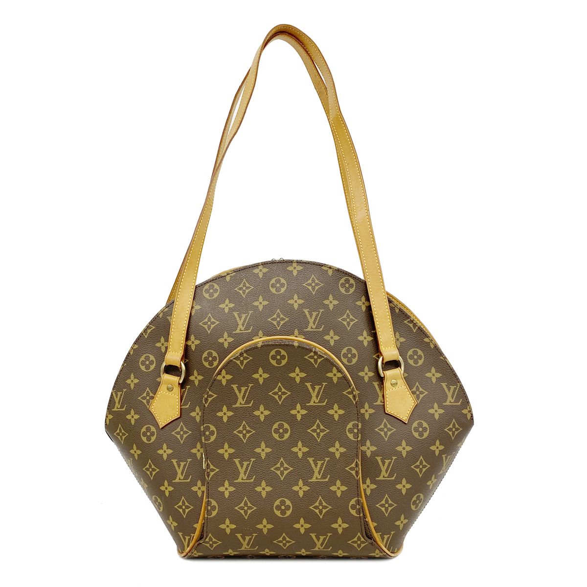 Louis Vuitton Shoulder Bag Monogram Ellipse Shopping Brown