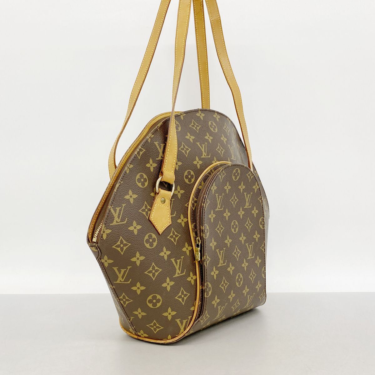 Louis Vuitton Shoulder Bag Monogram Ellipse Shopping Brown — view 2