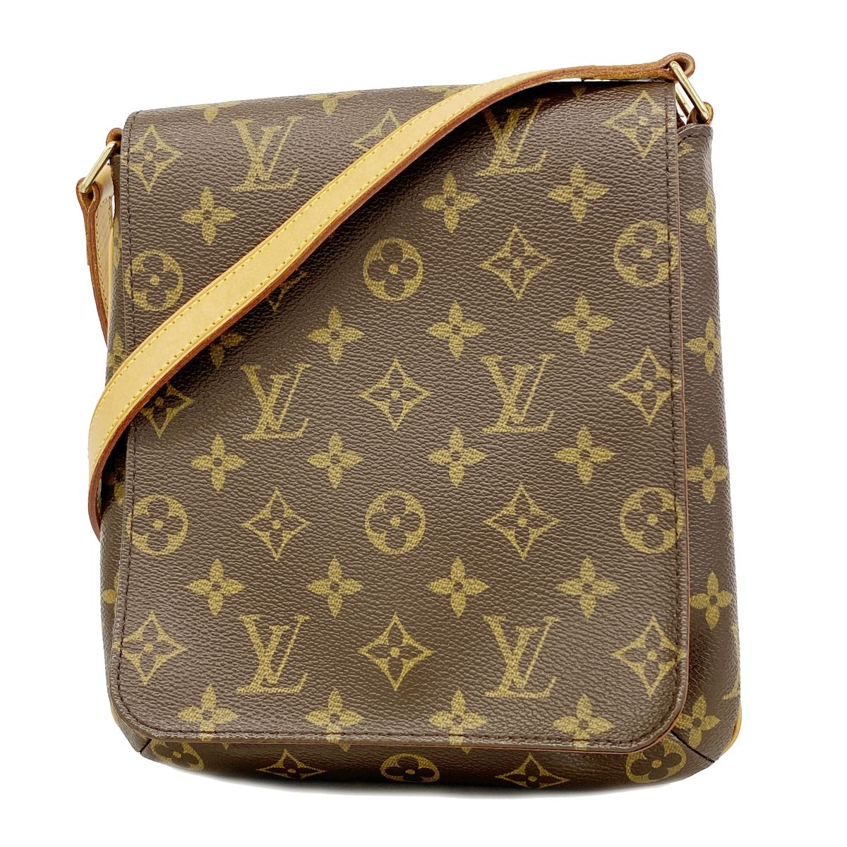 Louis Vuitton Shoulder Bag Monogram Musette Salsa Long Strap Brown