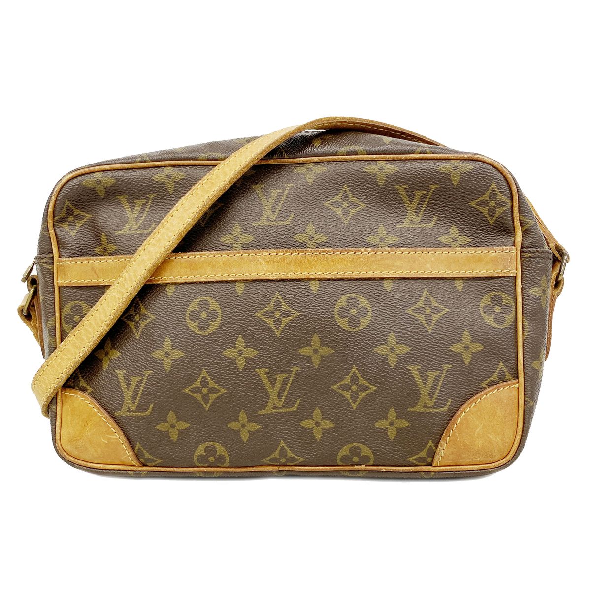 Louis Vuitton Shoulder Bag Monogram Trocadero 27 Brown
