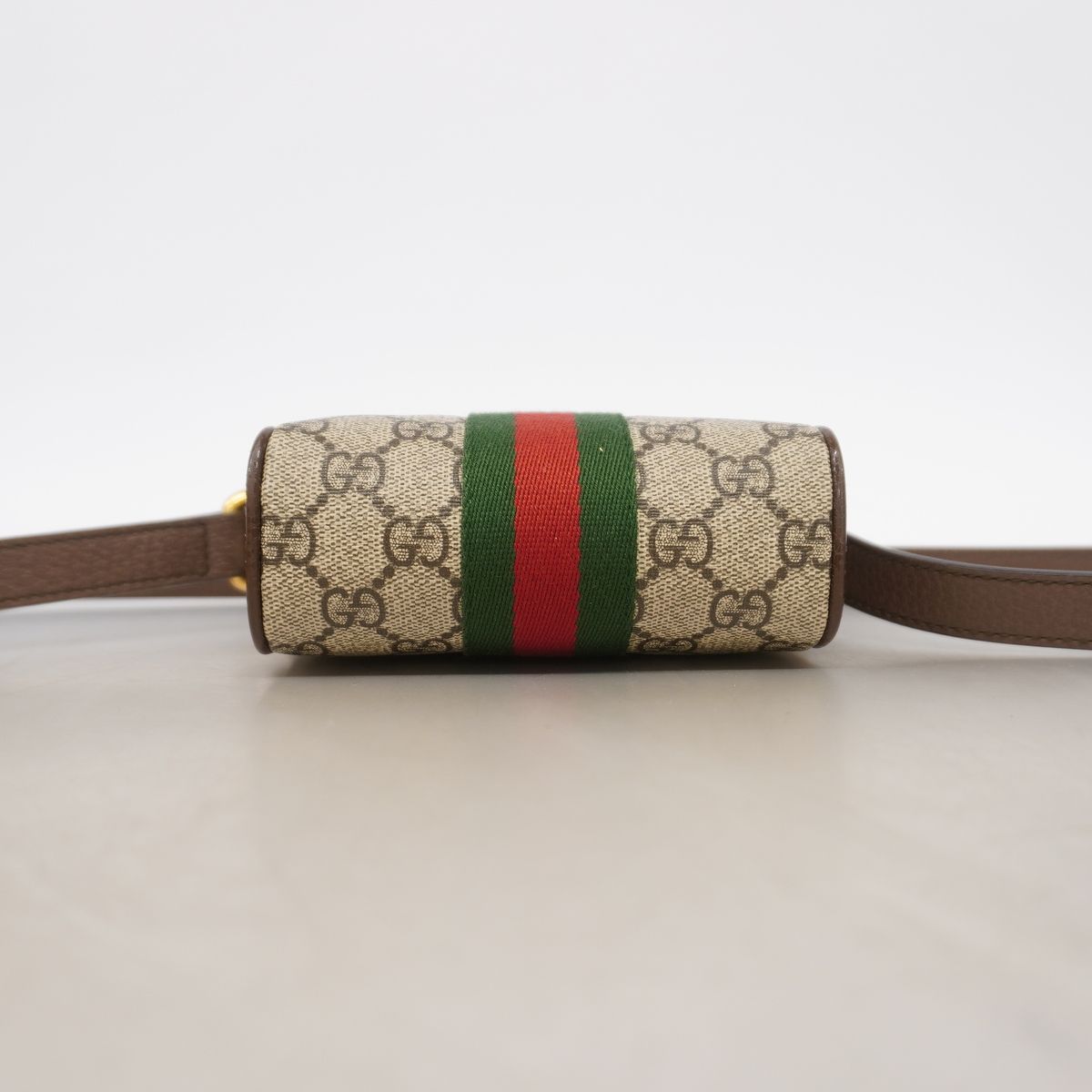 Gucci Shoulder Bag Ophidia Brown Gold — view 3