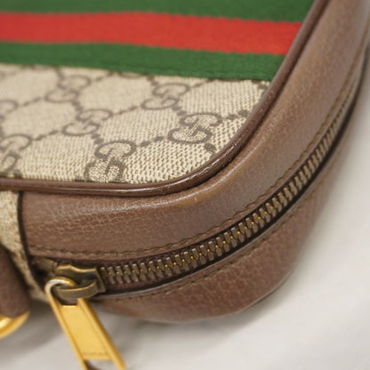Gucci Shoulder Bag Ophidia Brown Gold — view 7