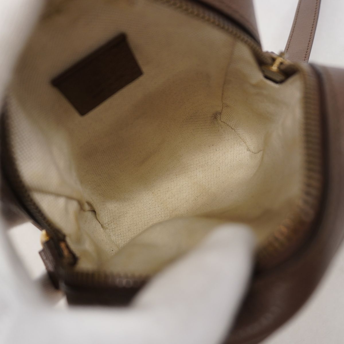Gucci Shoulder Bag Ophidia Brown Gold — view 4