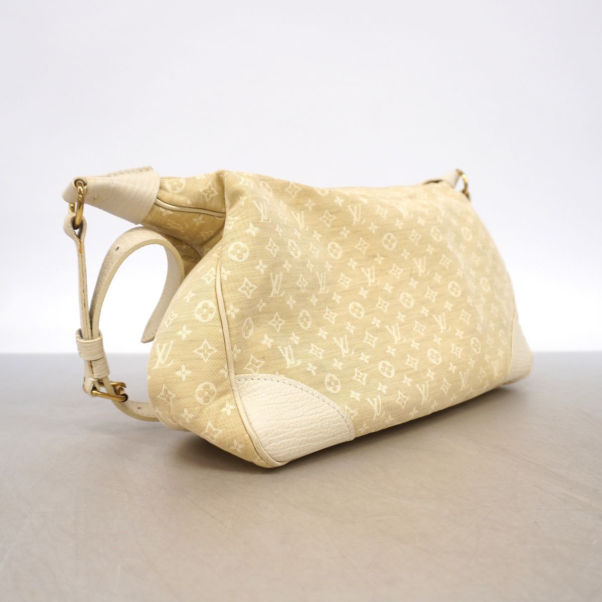 Louis Vuitton Shoulder Bag Monogram Mini Lin Boulogne Dune — view 2