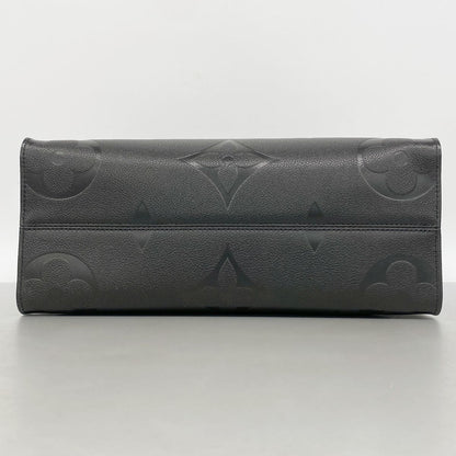 Louis Vuitton Tote Bag Monogram Empreinte On The Go MM Noir 2-Way — view 3