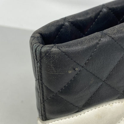 Chanel Tote Bag Cambon Lambskin Black Silver — view 6