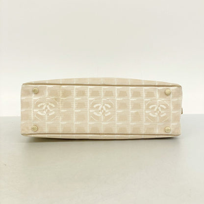 Chanel Handbag New Travel Nylon Beige Champagne Gold — view 3