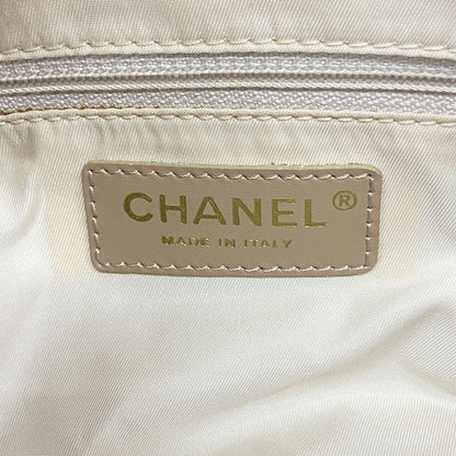 Chanel Handbag New Travel Nylon Beige Champagne Gold — view 5