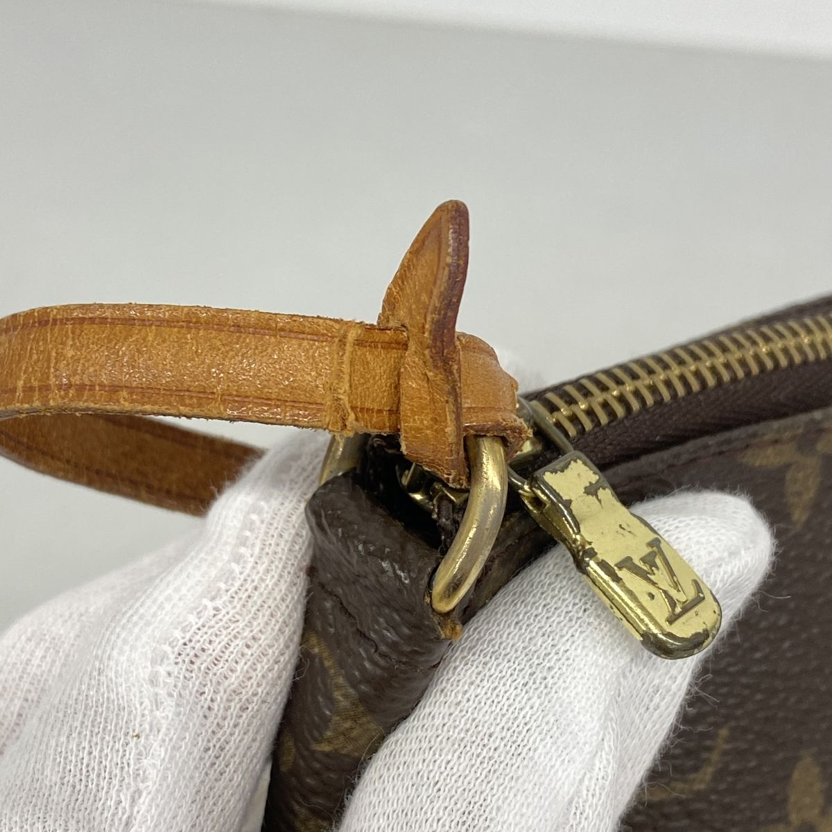 Louis Vuitton Pouch Monogram Pochette Soir Brown — view 8