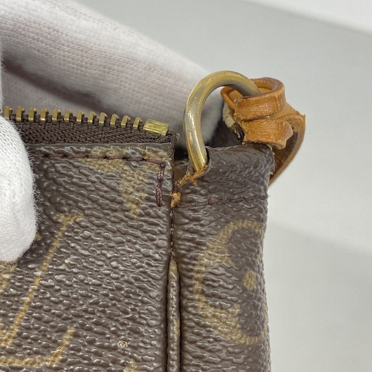 Louis Vuitton Pouch Monogram Pochette Soir Brown — view 7