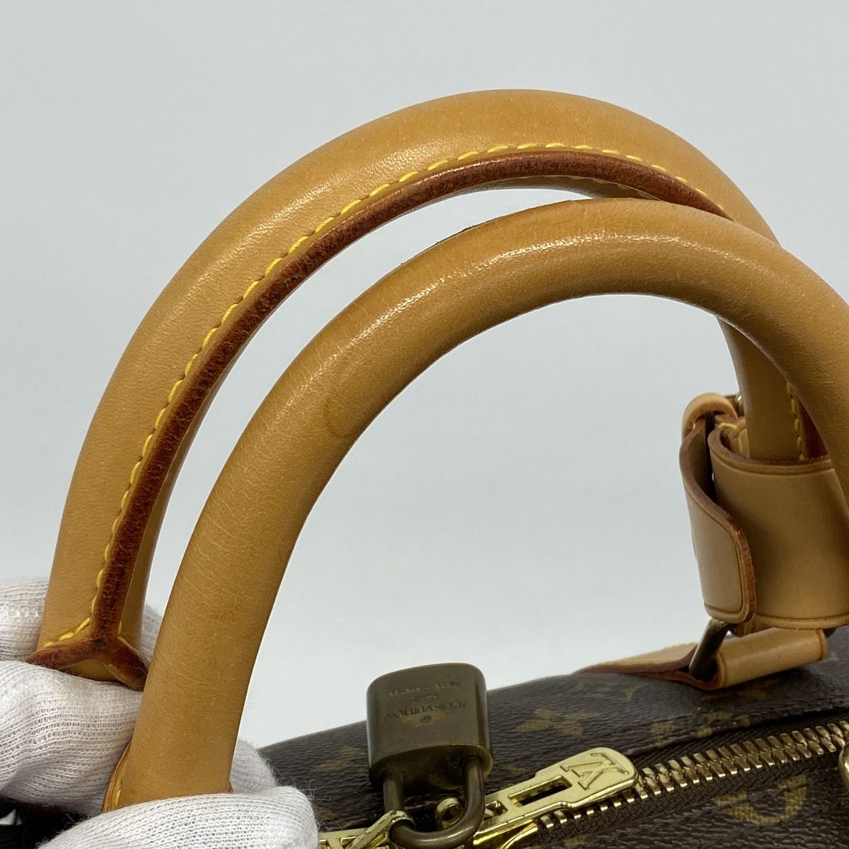 Louis Vuitton Boston Bag Monogram Keepall 55 Brown — view 8
