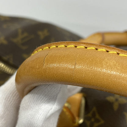 Louis Vuitton Boston Bag Monogram Keepall 55 Brown — view 6