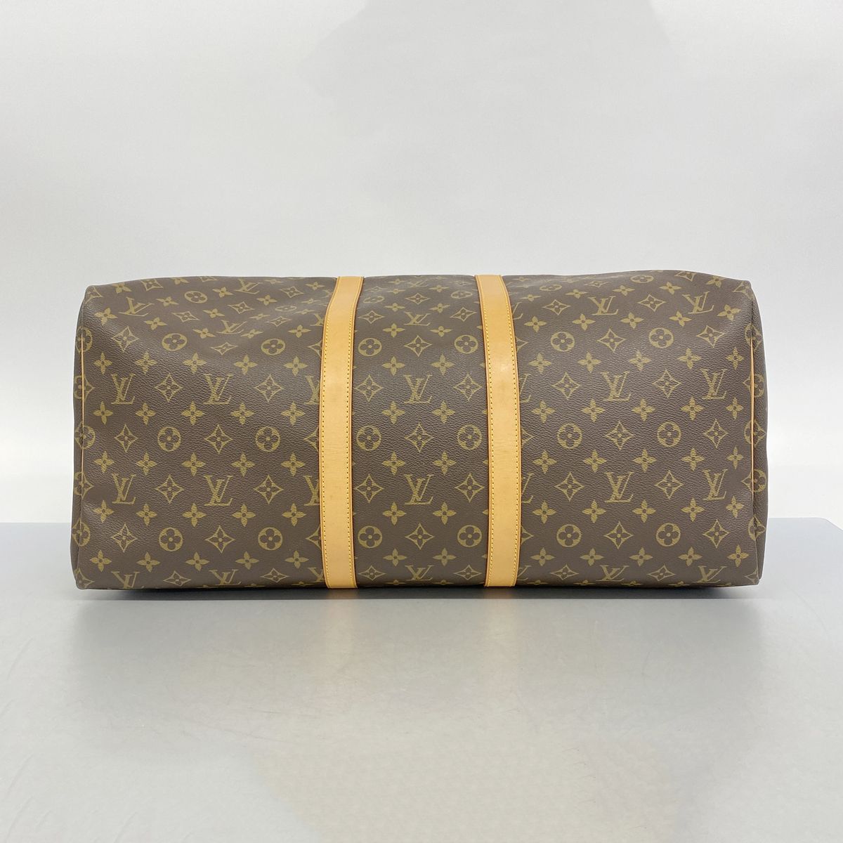 Louis Vuitton Boston Bag Monogram Keepall 55 Brown — view 3