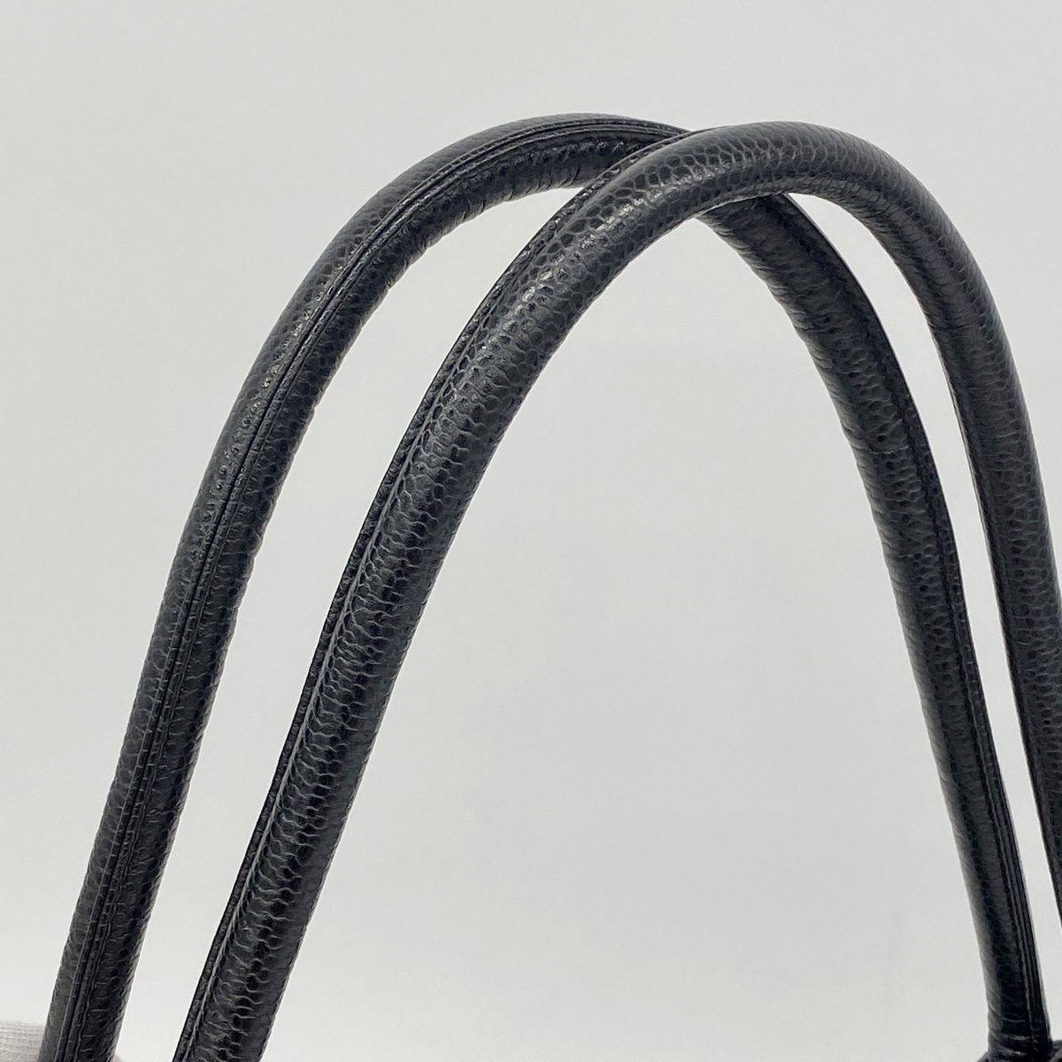 Chanel Tote Bag Reissue Caviar Leather Black Silver — view 8