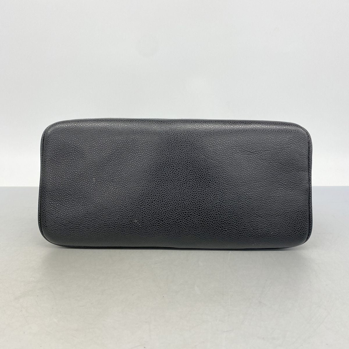 Chanel Tote Bag Reissue Caviar Leather Black Silver — view 3
