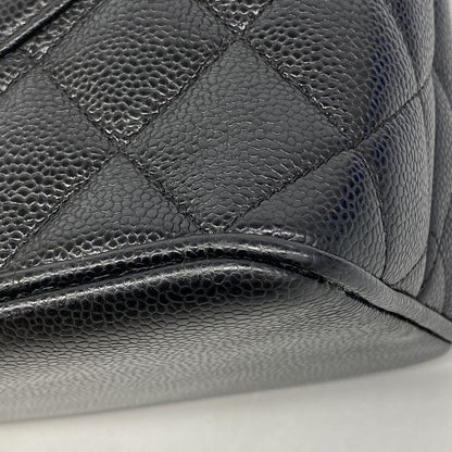 Chanel Tote Bag Reissue Caviar Leather Black Silver — view 7