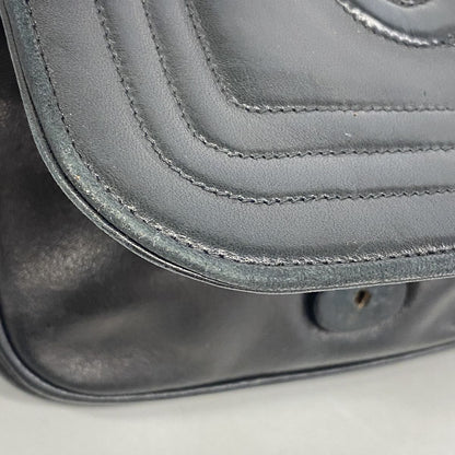 Chanel Shoulder Bag Lambskin Black Gold — view 6