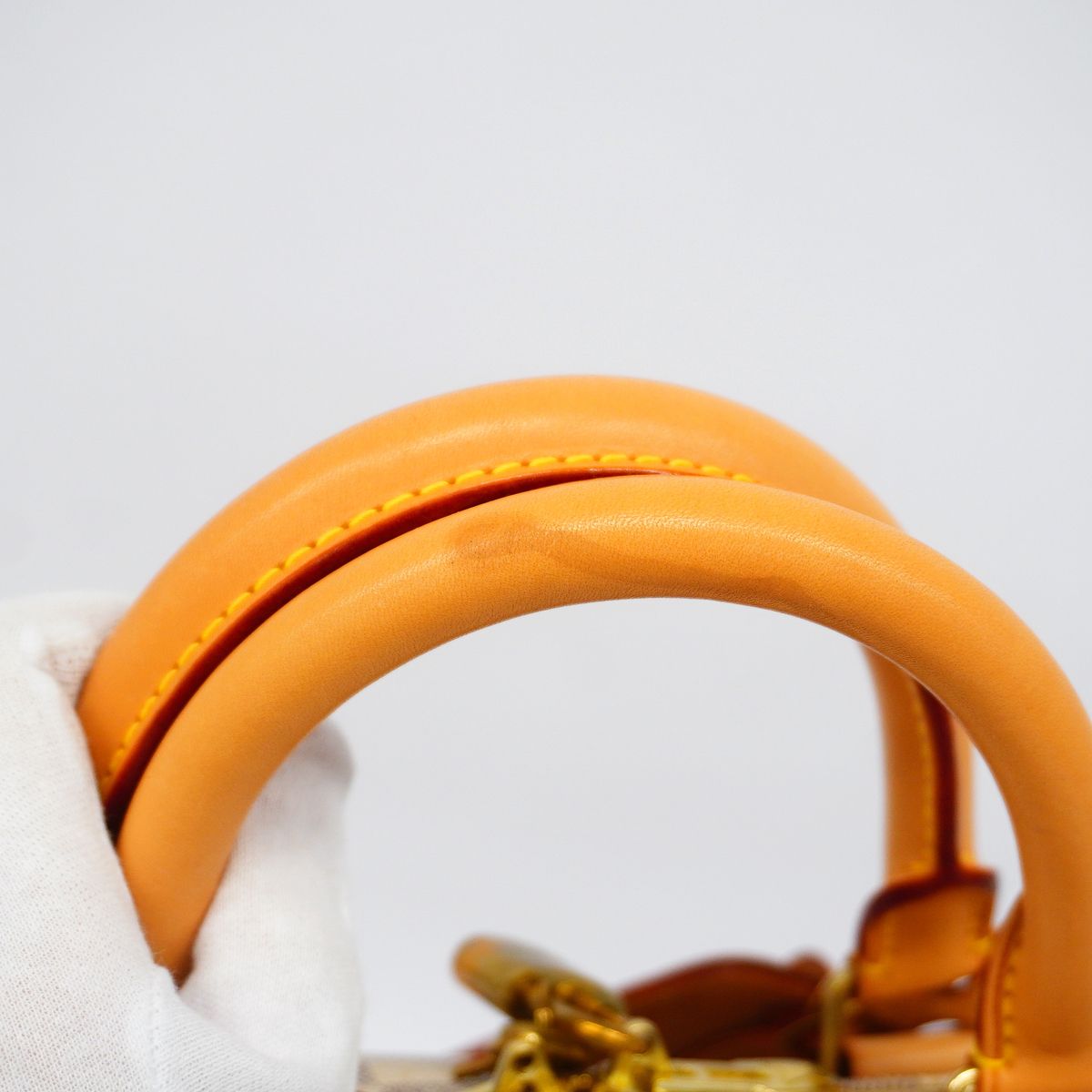 Louis Vuitton Boston Bag Damier Azur Keepall 50 White — view 8