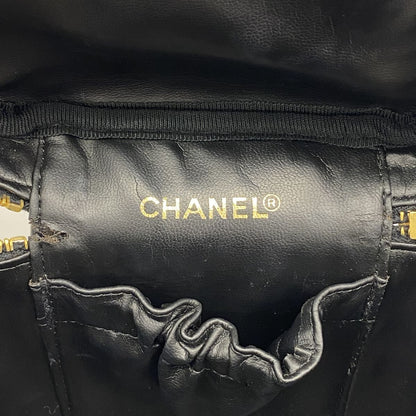 Chanel Vanity Bag Bicolor Lambskin Black Gold — view 5
