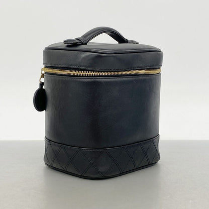 Chanel Vanity Bag Bicolor Lambskin Black Gold — view 2