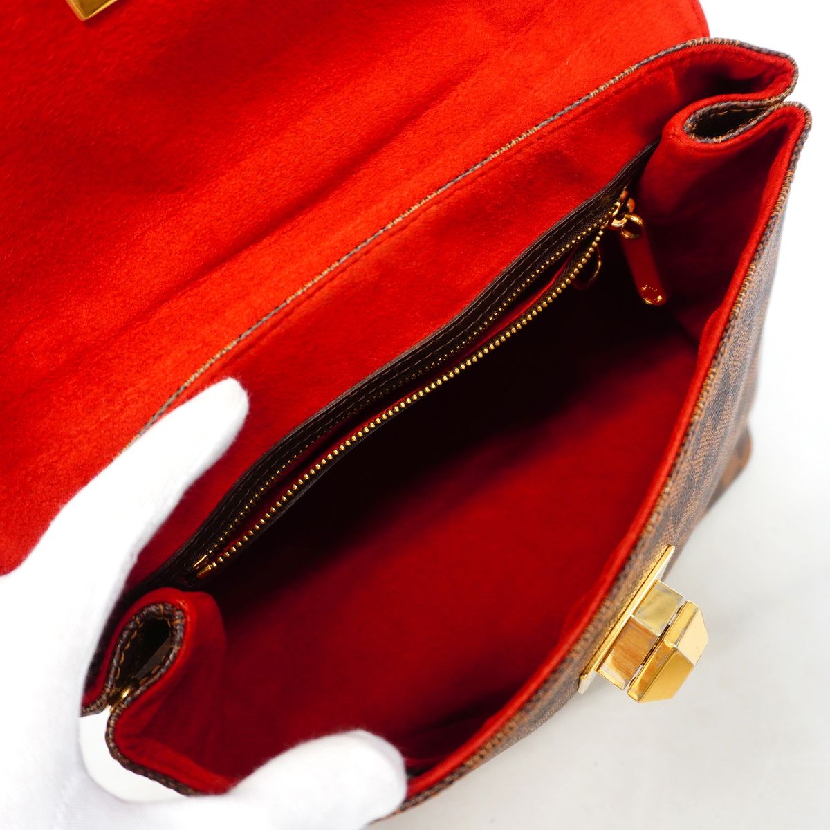 Louis Vuitton Handbag Damier Bergamo MM Ebene 2-Way Bag — view 4