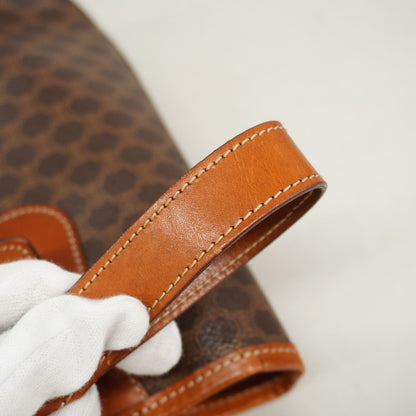 Celine Tote Bag Macadam Brown Gold — view 8