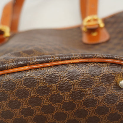 Celine Tote Bag Macadam Brown Gold — view 7