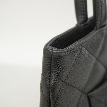 Chanel Tote Bag Reissue Caviar Leather Black Gold — view 7