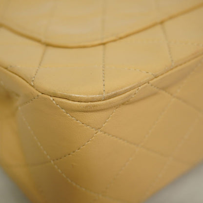 Chanel Shoulder Bag Quilted Lambskin Beige Gold — view 6